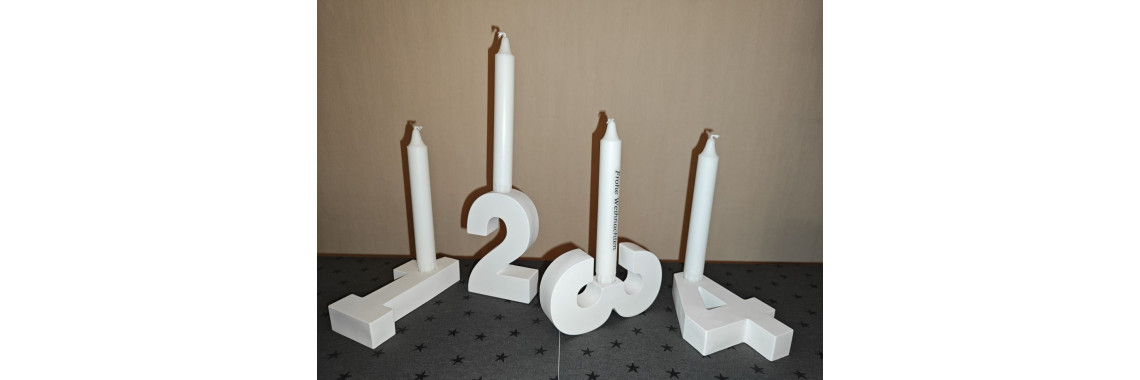 Zahlenadventskranz